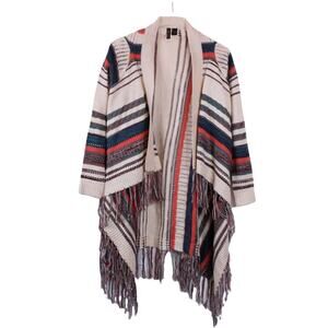Full Tilt Open Poncho in Multi-color Women's Size Small